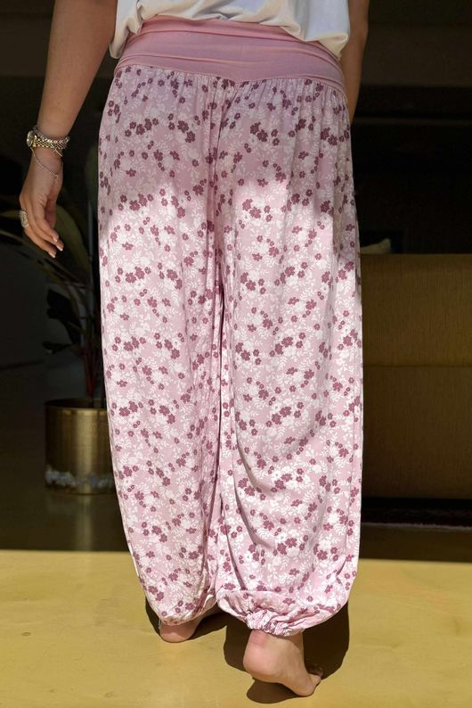 Made in Italy Harem Balloon Pant Peony Candy /10 = ~ 